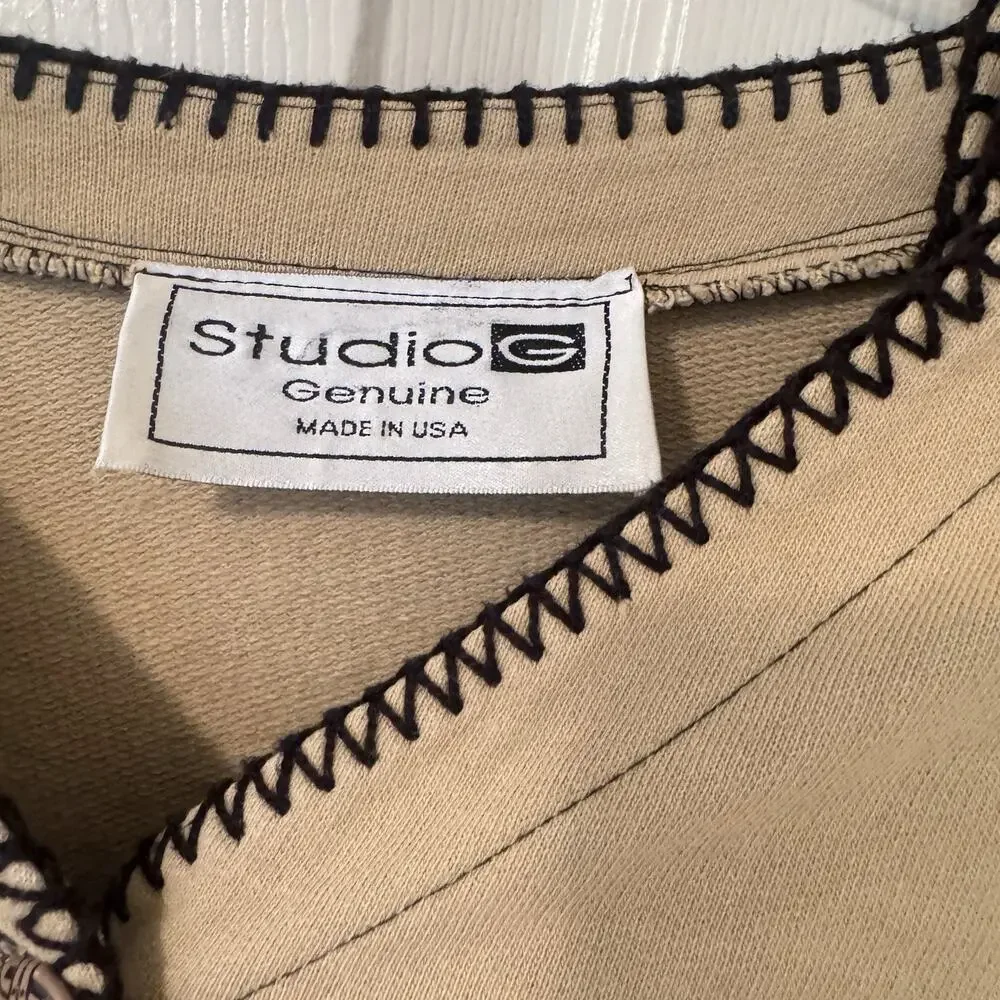 VTG 90’s Safari maxi dress Giraffe teacher resort wear Size M 2 piece knit - Picture 3 of 7